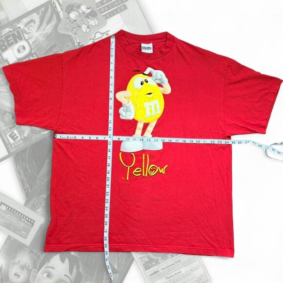 Red vintage yellow peanut mm - Picture 4 of 6